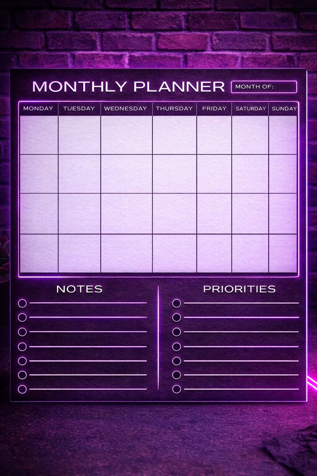 Monthly Planner