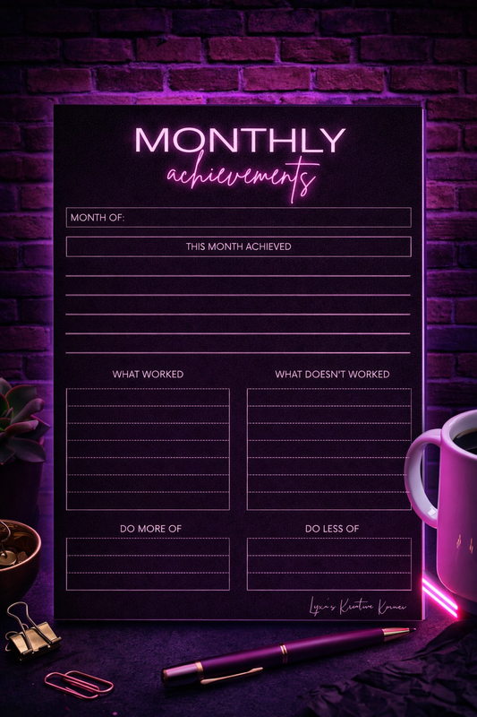 Monthly Achievements