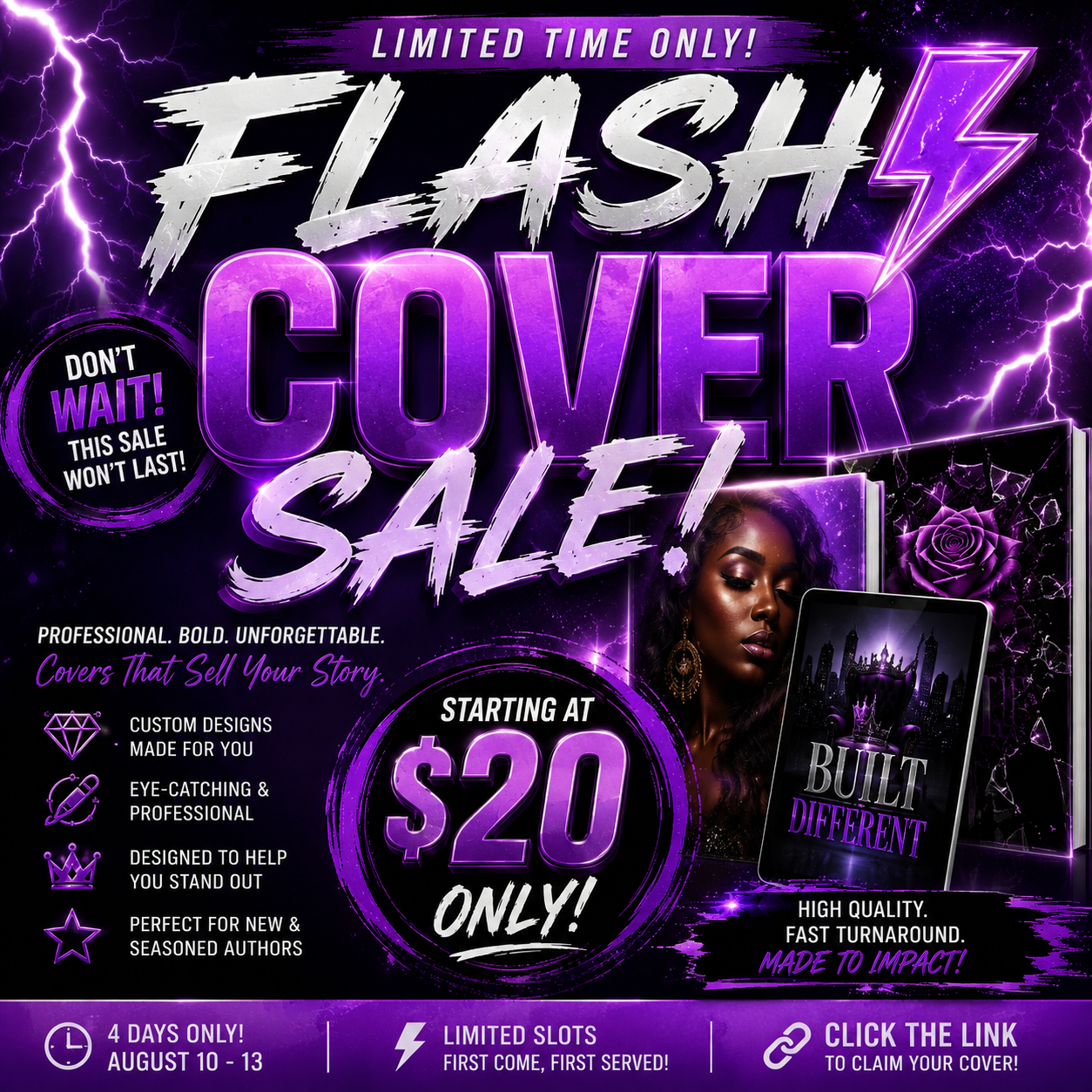 Flash Cover Sale