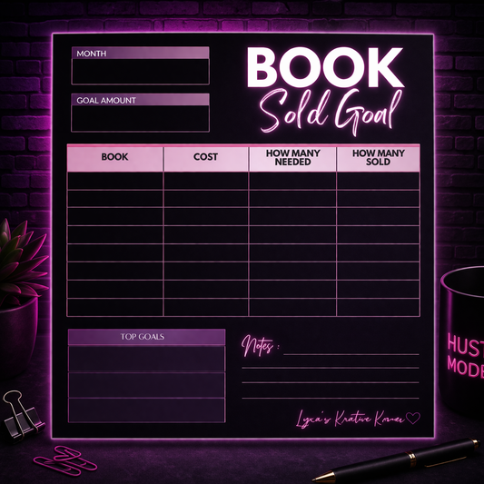 Books Sold Goal