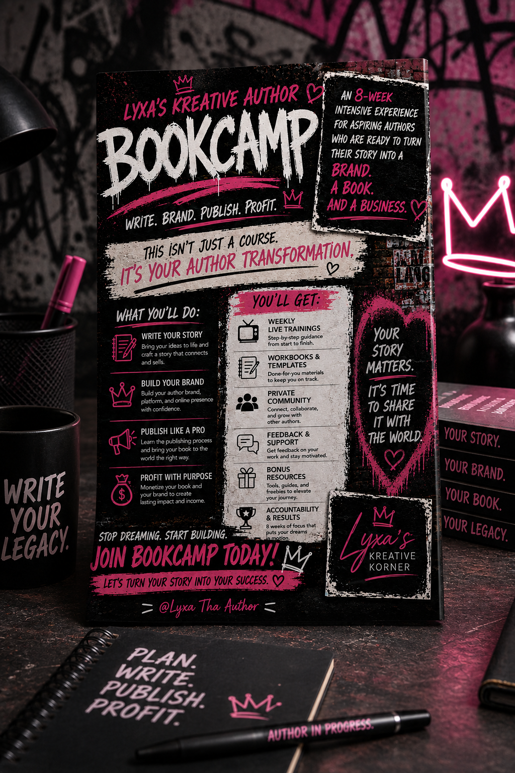 Lyxa’s Kreative Author Bookcamp